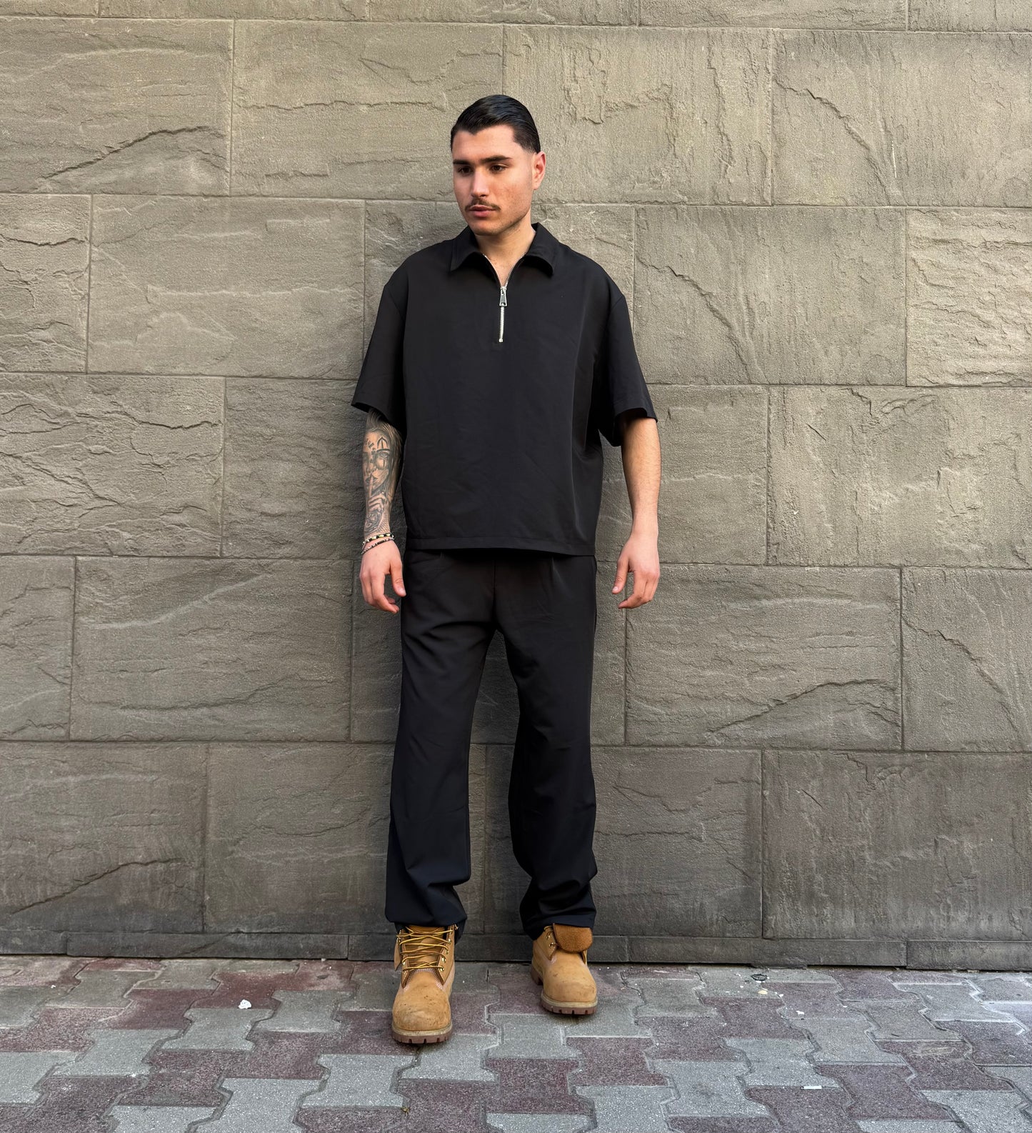 COORDSET CHROY BLACK ZIP