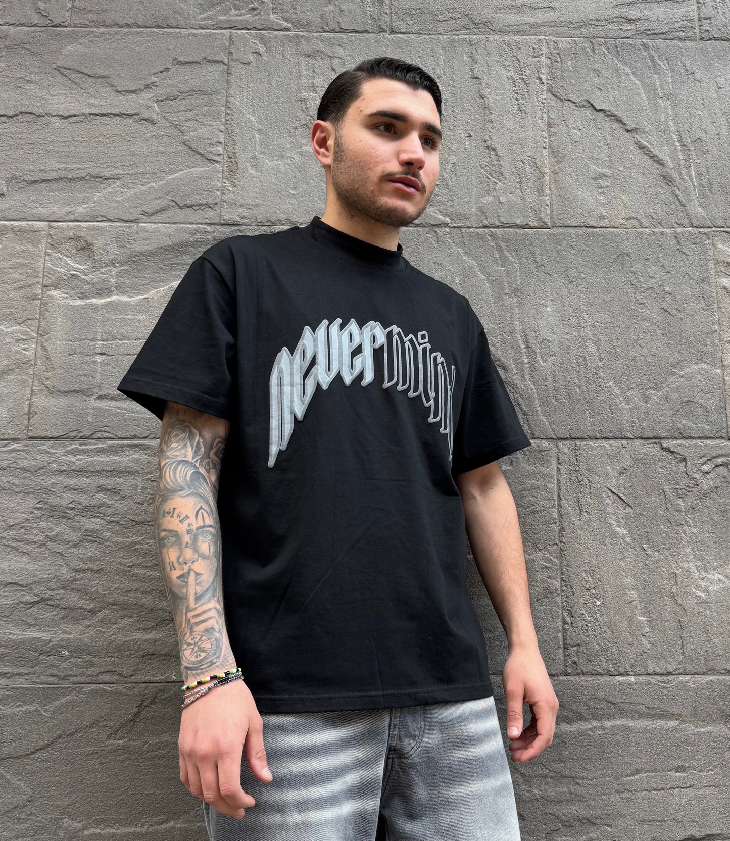 SHIRT AW BRAND BLACK