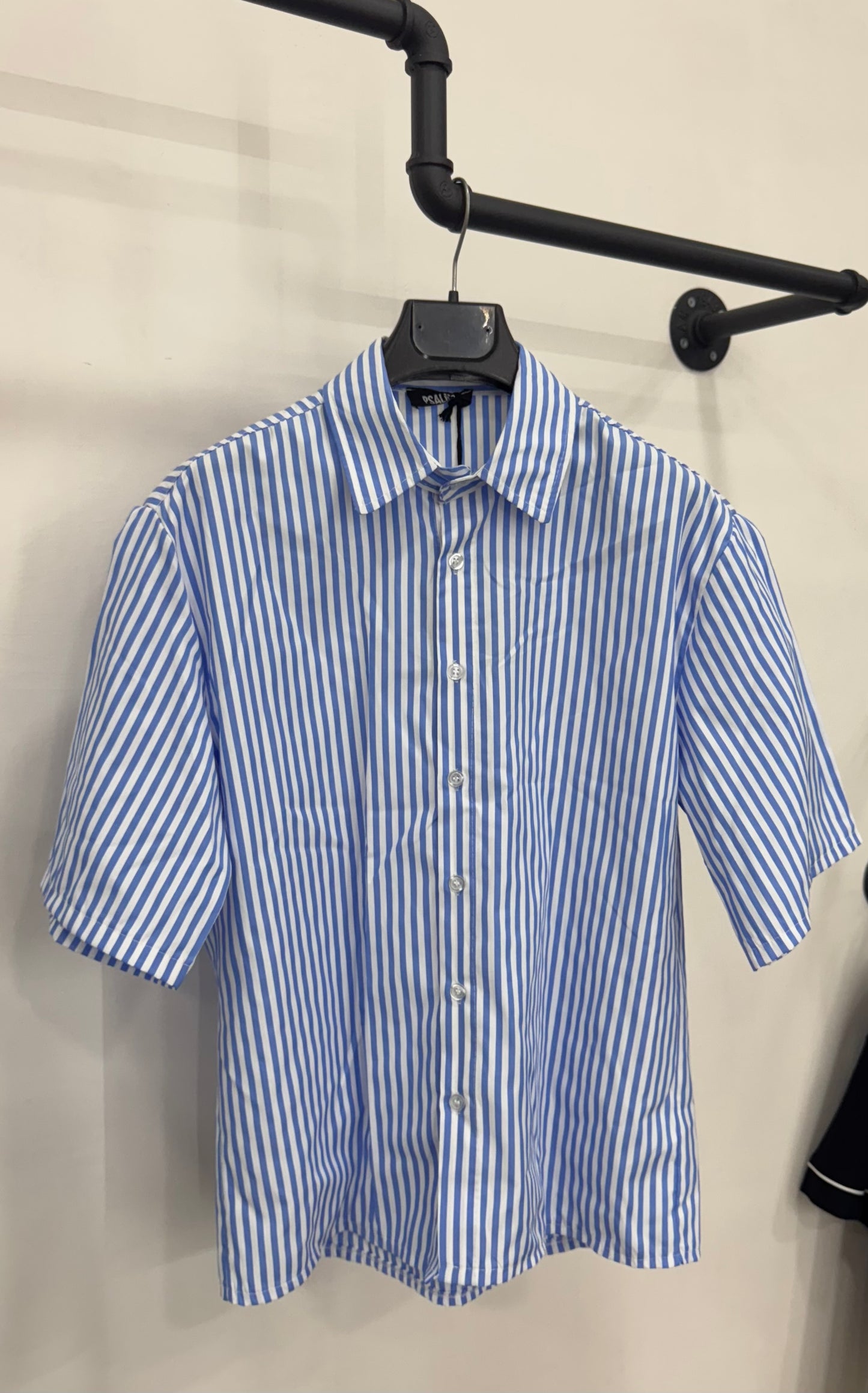 CAMICIA LOVE SS25 BLU