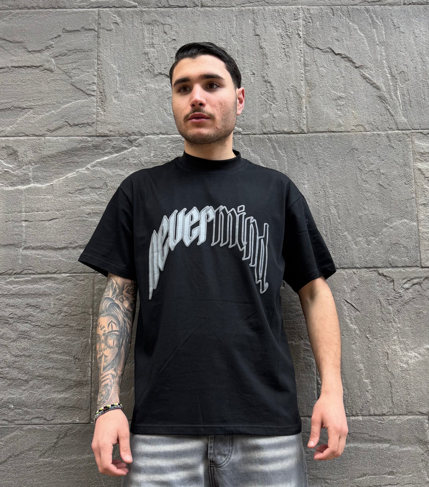SHIRT AW BRAND BLACK