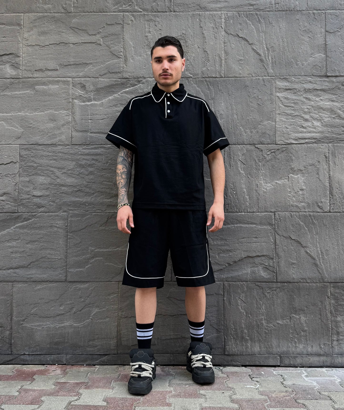 COORDSET LIVI GY BLACK