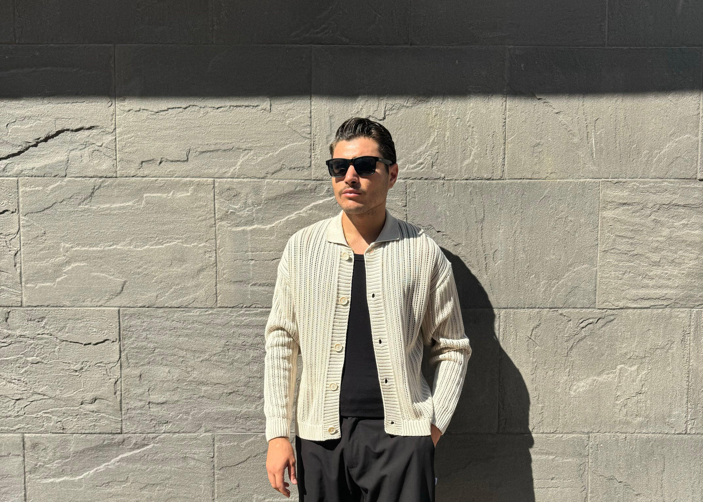 CARDIGAN TRAFORATO - McStore | Abbigliamento Uomo