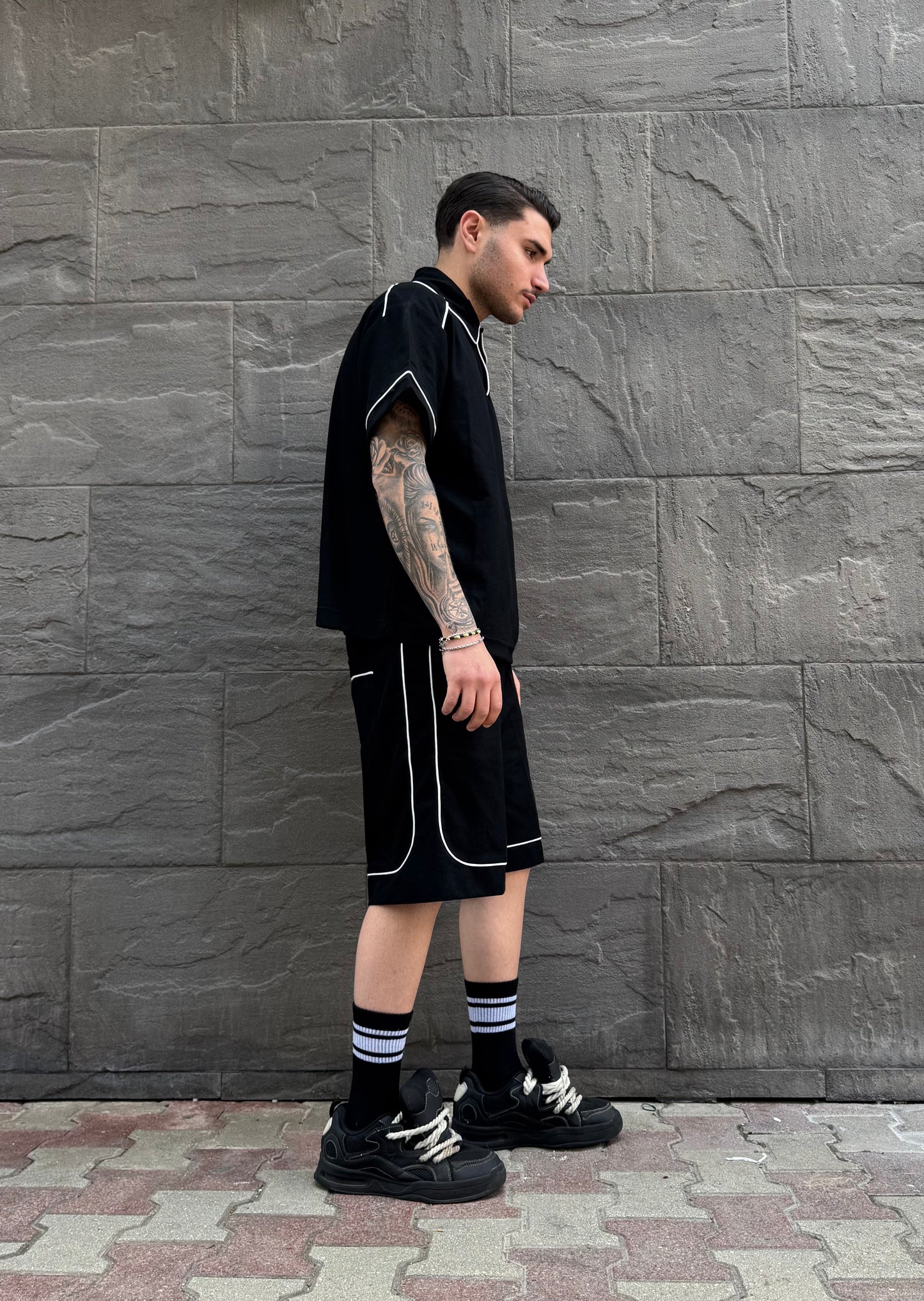 COORDSET LIVI GY BLACK