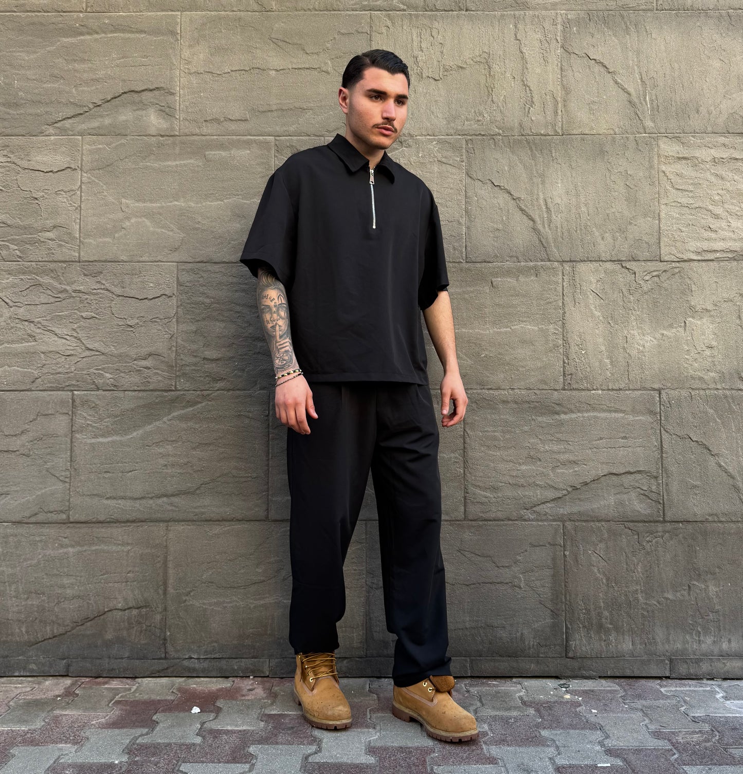 COORDSET CHROY BLACK ZIP