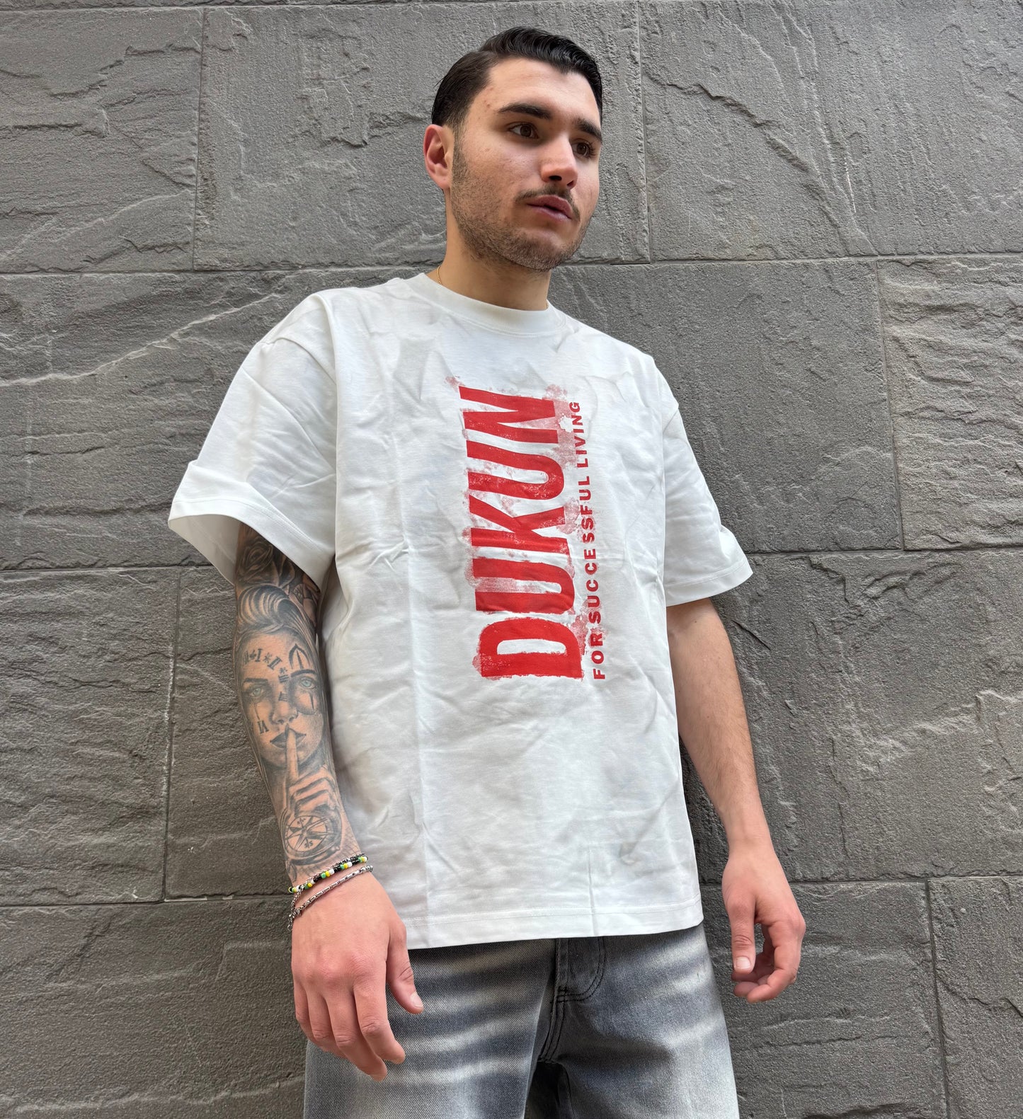 SHIRT PREMIUM WHTE COMIX SFUMATA