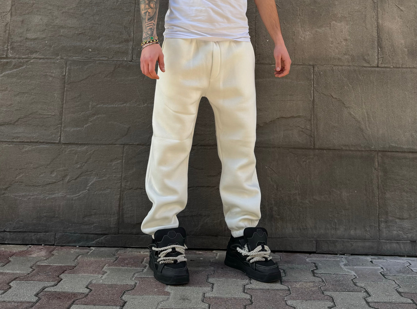 PANTALONE DI TUTA WHITE