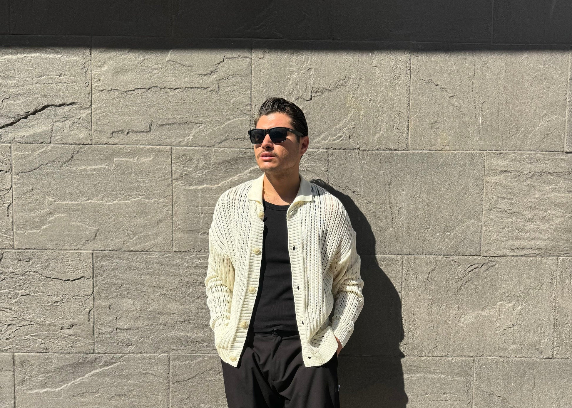 CARDIGAN TRAFORATO - McStore | Abbigliamento Uomo 