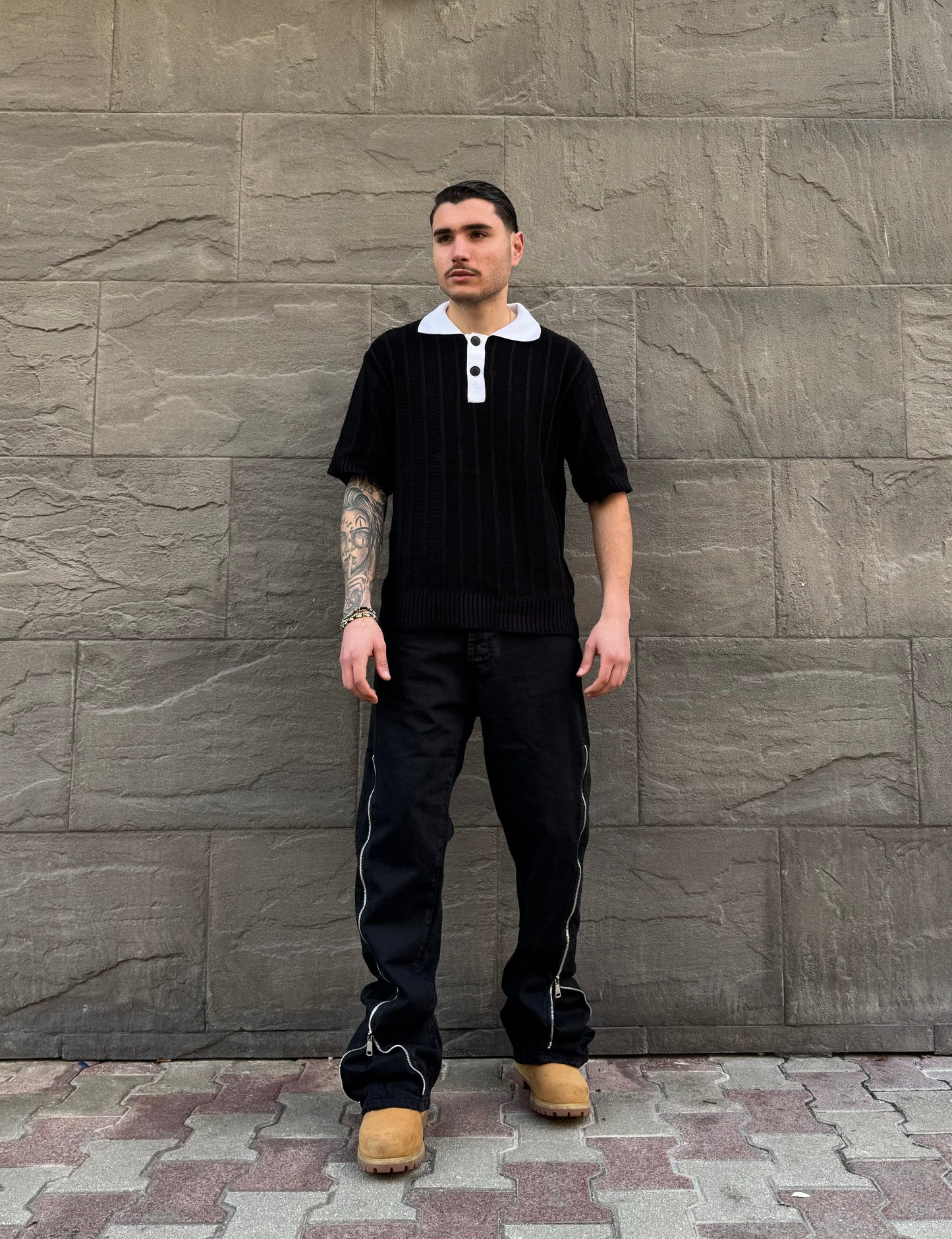 FLARE BLACK FULL ZIP EXLP