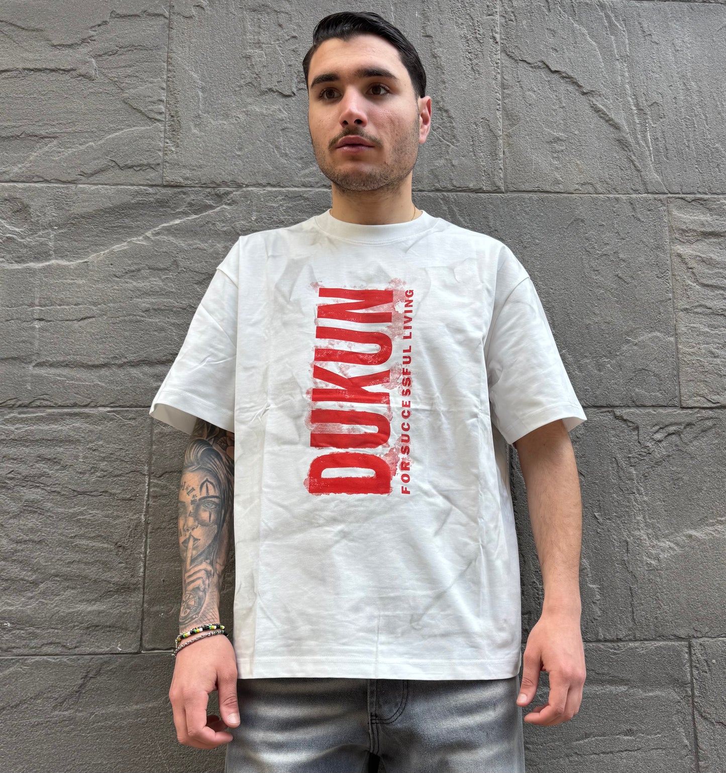SHIRT PREMIUM WHTE COMIX SFUMATA
