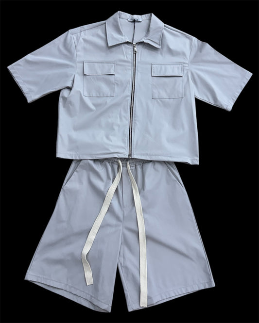 COORDSET ACY GREY ZIP