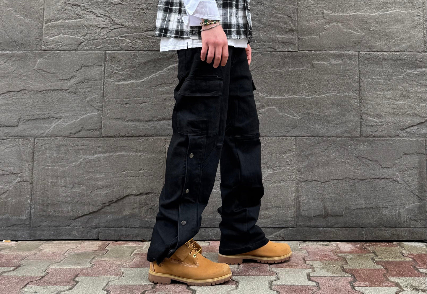 CARGO FLARE LAMI BLACK