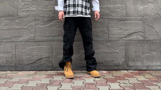 CARGO FLARE LAMI BLACK