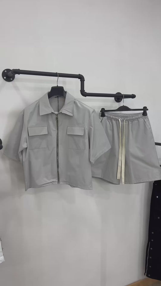 COORDSET ACY GREY ZIP